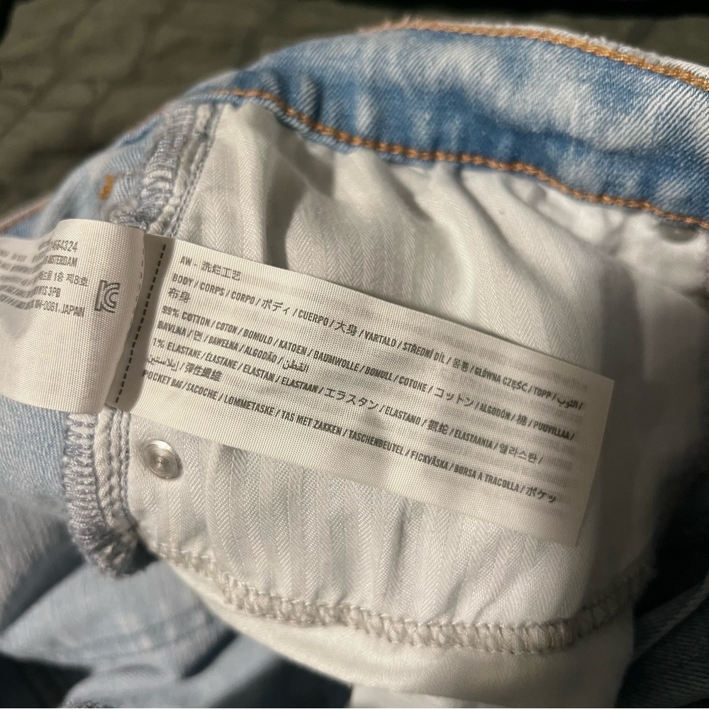Abercrombie & Fitch Light Wash Straight Leg Jeans - Picture 5 of 5